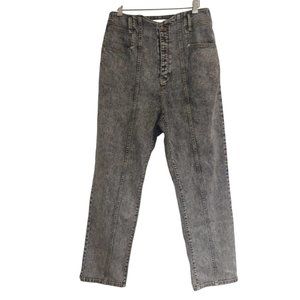 Happy X Nature Ultra High-Rise Seamed Boyfriend Jeans 32 Stonewash Buttonfly